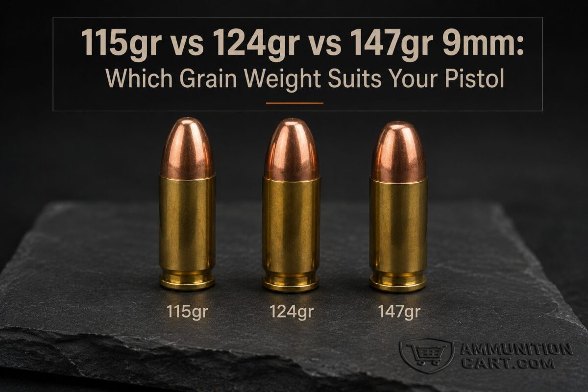 115gr vs 124gr vs 147gr 9mm: Which Grain Weight Suits Your Pistol