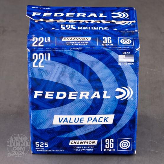 5250 Rounds of .22LR Federal Champion 36gr CPHP Ammo for Sale 5250 Rounds of .22LR Federal Champion 36gr CPHP Ammo for Sale