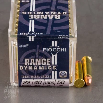 Buy 500 Rounds Fiocchi 22 Mag 40gr TMJ Ammo Online