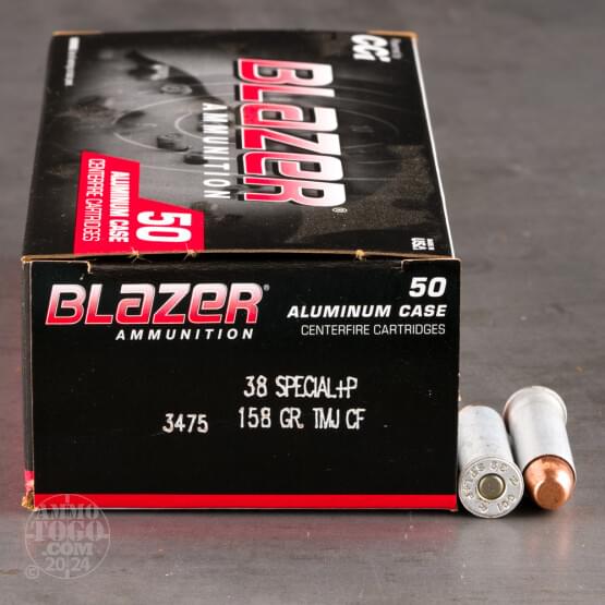 1000rds – 38 Special +P Blazer Clean-Fire 158gr. TMJ Ammo 1000rds – 38 Special +P Blazer Clean-Fire 158gr. TMJ Ammo