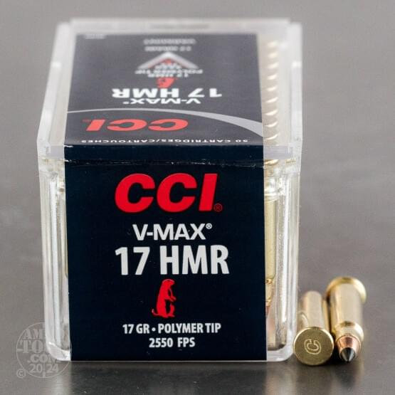 50rds - .17 HMR CCI 17gr V-Max Polymer Tip Ammo | Buy Now