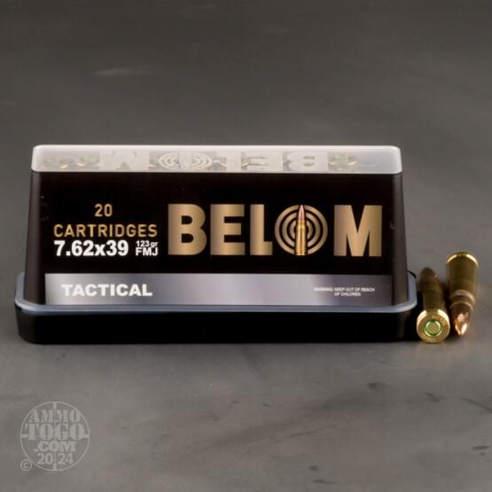Buy 480rds of 7.62x39 Belom 123gr FMJ Ammo at AmmunitionCart.com