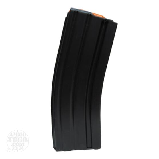 1 - C Products AR-15 .223 Stainless Steel 30rd Magazine with Orange Follower