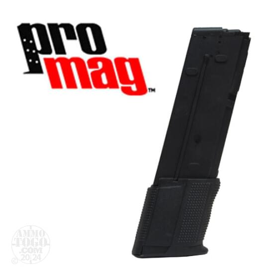 ProMag FN Five Seven IOM & USG 5.7x28mm 30-Round Magazine – Black Polymer