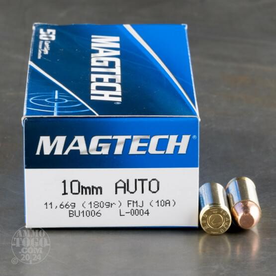 1000rds - 10mm Magtech 180gr. FMJ Ammo 1000rds - 10mm Magtech 180gr. FMJ Ammo