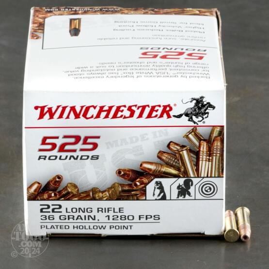 5250rds – 22 LR Winchester 36gr. CPHP Ammo for Sale